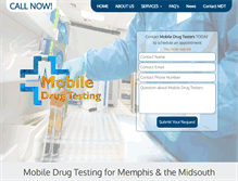 Tablet Screenshot of drugtesters.net